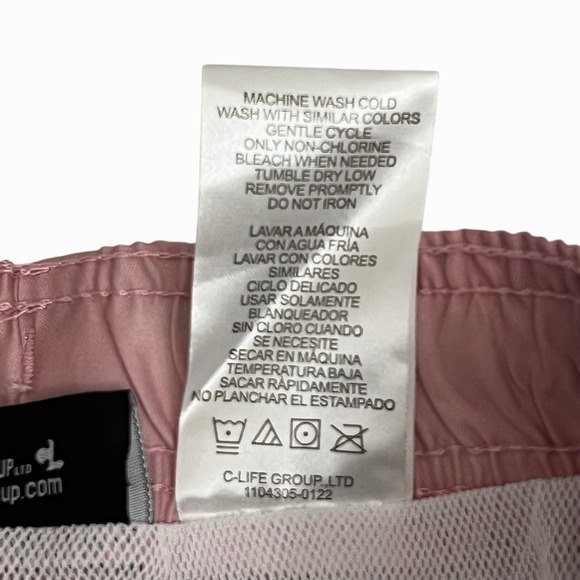 Chemistry Men Swim Trunks Large Mesh Lining Surfboard Skeleton Pockets Tie Dye - Picture 12 of 13